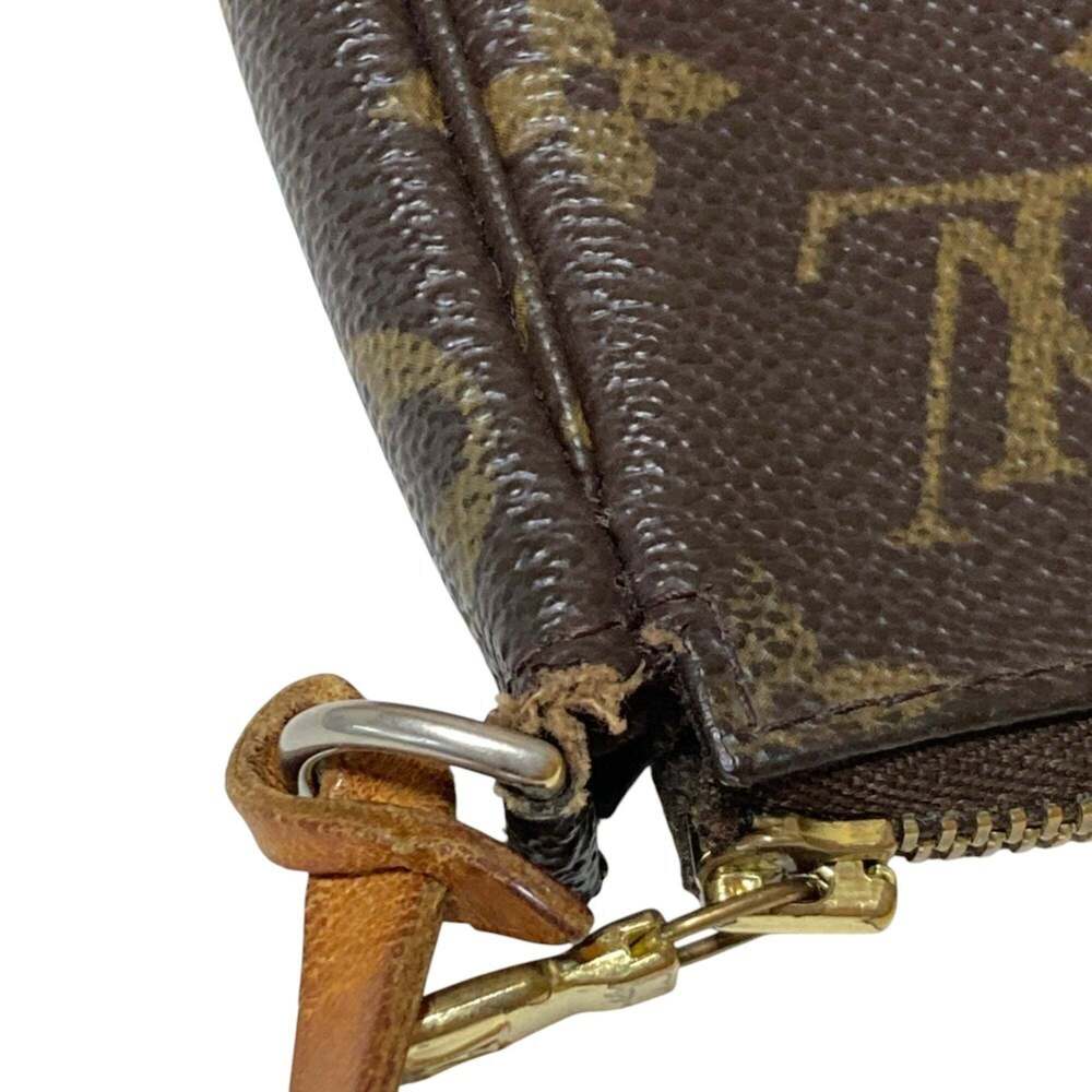 LOUIS VUITTON Brown Monogram Pouch - Picture 8 of 11